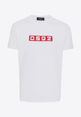 Dsquared2 Cool Fit Crewneck T-shirt White S74GD1223S23009_100