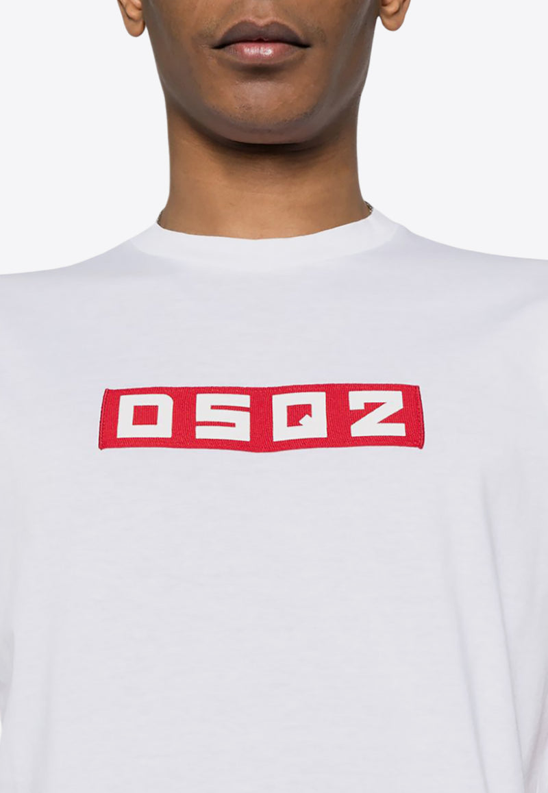 Dsquared2 Cool Fit Crewneck T-shirt White S74GD1223S23009_100