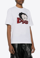 Dsquared2 Betty Boop Easy Fit T-shirt White S75GD0407S24668_100