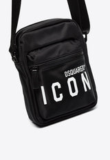 Dsquared2 Be Icon Logo Messenger Bag Black CBM002311703199_M436