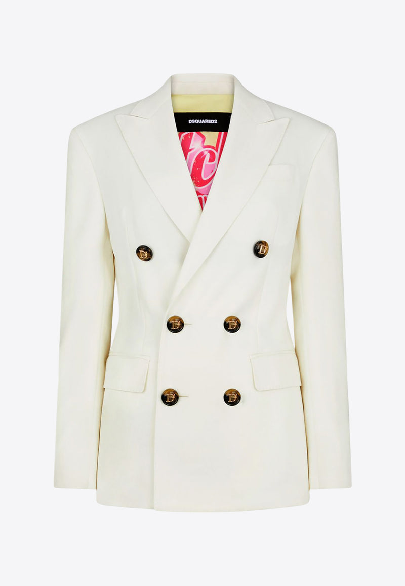 Dsquared2 Boston Double-Breasted Suit White S75FT0251S76498_101