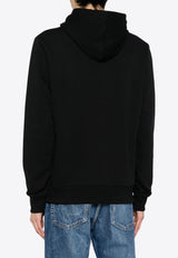 Paul Smith Logo Print Drawstring Hoodie Black M2R694RMP4542_79