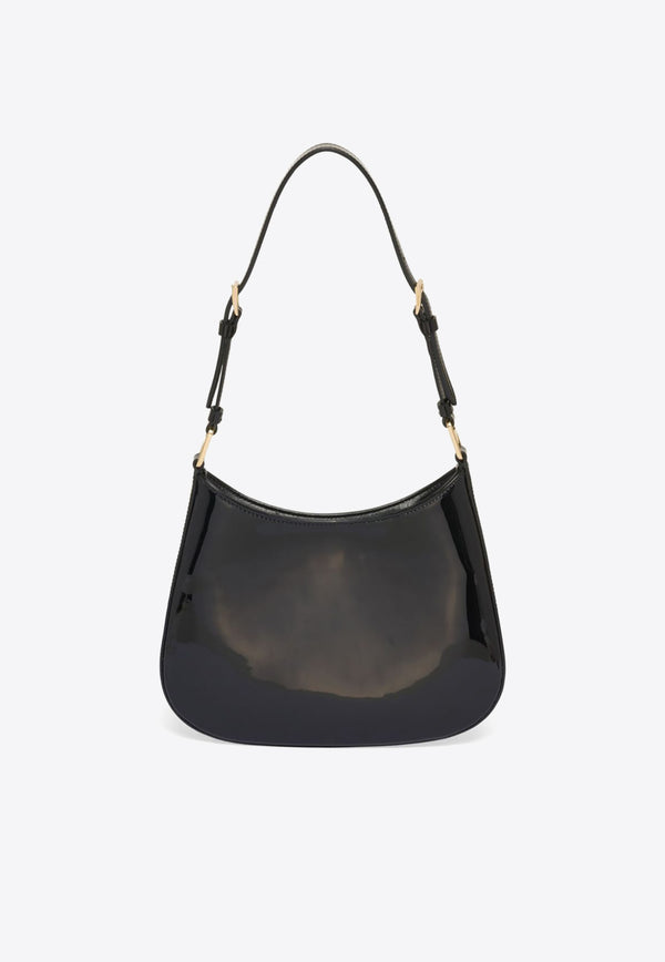 Prada Cleo Patent Leather Shoulder Bag Black 1BC169VHOO069_F03KJ