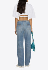 Palm Angels Knee-Panel Faded Jeans Light Blue PWYA034S24DEN001_4040