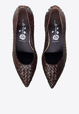 La Rose Carol 50 Woven Pumps Brown 10776000_79