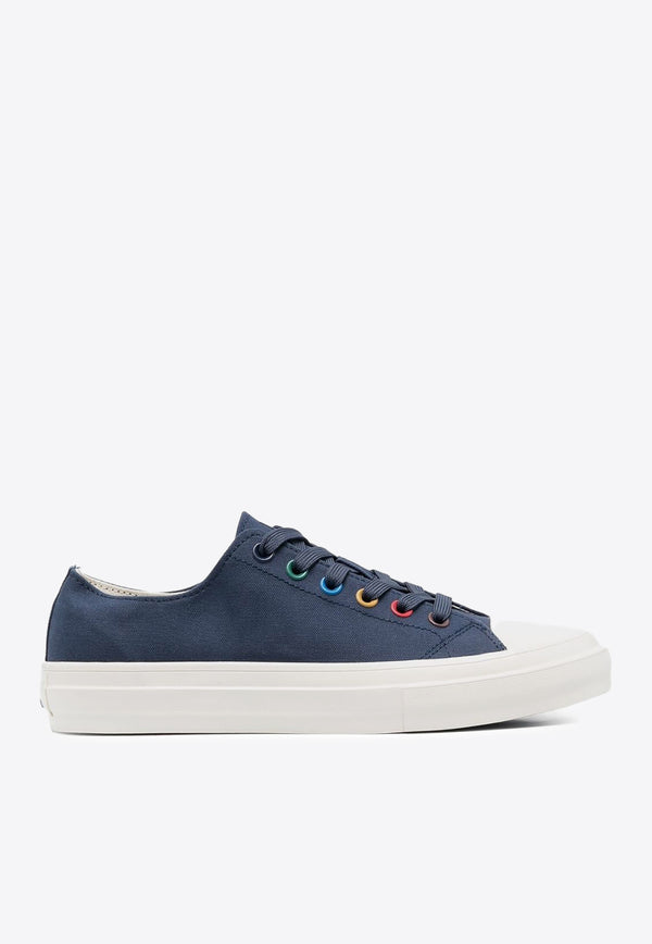 Paul Smith Painted Eyelet Canvas Sneakers Navy M2SKIN15KCVS_49