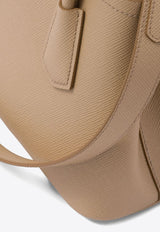 Prada Double Saffiano Leather Logo Tote Bag Beige 1BG443VXOO2A4A_F0036