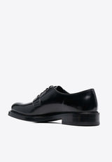 Prada Classic Leather Derby Shoes Black 2EA151FX000055_F0002