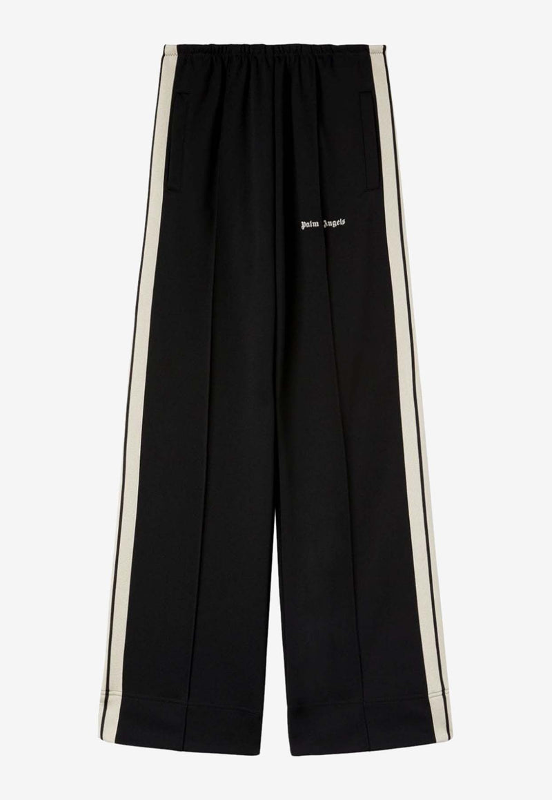 Palm Angels Side Stripe Track Pants Black PWCJ010S24FAB001_1003