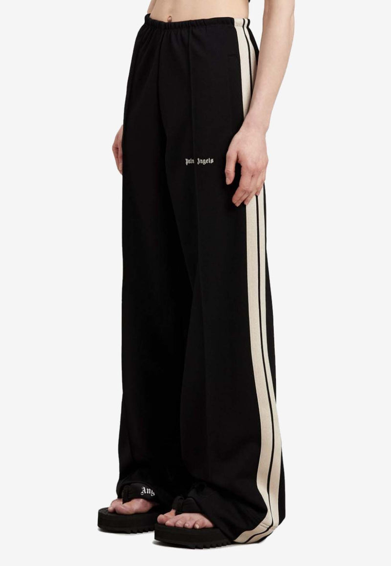 Palm Angels Side Stripe Track Pants Black PWCJ010S24FAB001_1003