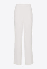 P.A.R.O.S.H Classic Crepe Straight Pants White D231087PANTY24_002