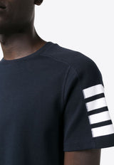 Thom Browne 4-bar Stripes T-shirt Navy MJS246A07323_415