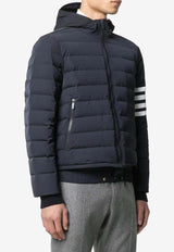 Thom Browne 4-bar Stripes Zip-Up Down Jacket Blue MJD087X07259_415