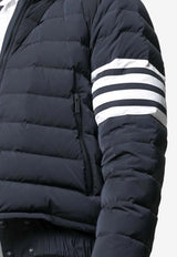 Thom Browne 4-bar Stripes Zip-Up Down Jacket Blue MJD087X07259_415