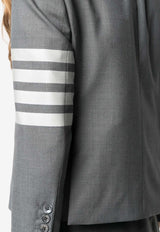 Thom Browne 4-bar Stripes Single-Breasted Wool Blazer Gray FBC010V06146_035