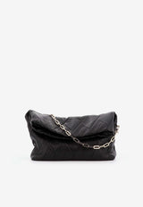 RECO Rombo Quilted Leather Shoulder Bag Black ROMBOBAG_NOCHE