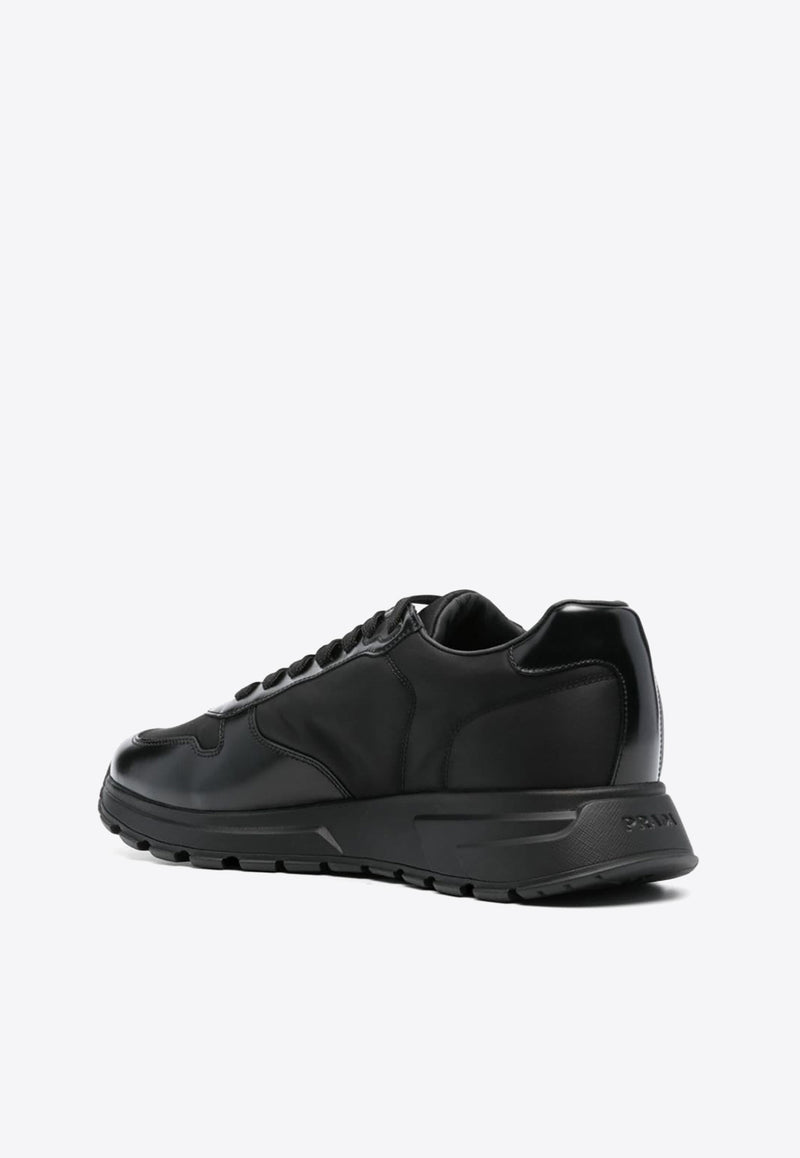 Prada Prax 01 Low-Top Sneakers Black 2EE369FG0003LF5_F0632