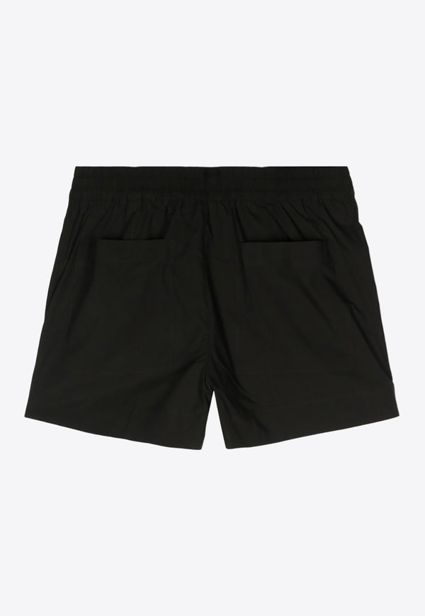 P.A.R.O.S.H Pressed-Crease Poplin Shorts  Black D210149CANYOX24_013