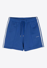 P.A.R.O.S.H Side Striped Logo Shorts Blue D210567CASH24_083