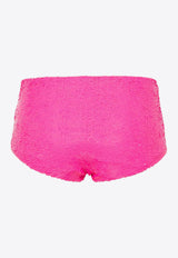 P.A.R.O.S.H Sequined High-Waist Bikini Bottom Pink D210554GARBO24_102