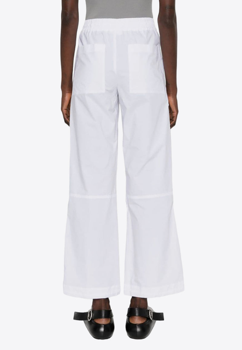 P.A.R.O.S.H Straight-Leg Cargo Pants White D232277CANYOX24_001