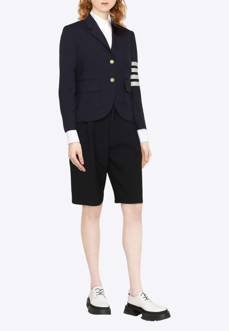 Thom Browne 4-bar Stripes Single-Breasted Wool Blazer Blue FBC010V06146_415