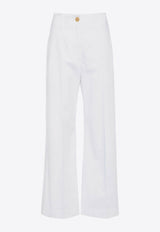 Patou Iconic Wide-Leg Pants White TR0020074_001W