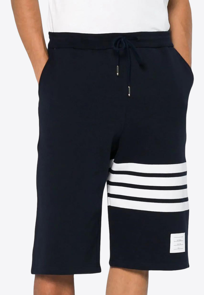 Thom Browne 4-bar Stripes Bermuda Shorts Blue MJQ012H00535_461