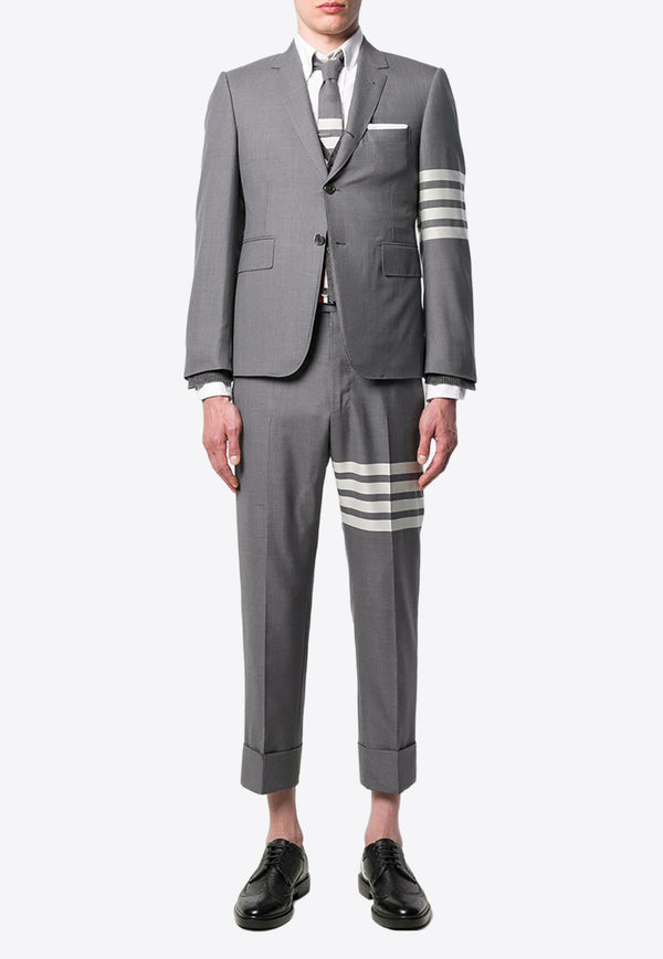 Thom Browne 4-bar Stripes Tailored Wool Pants Gray MTC001A06146_035