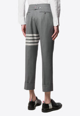 Thom Browne 4-bar Stripes Tailored Wool Pants Gray MTC001A06146_035