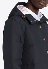 Thom Browne 4-bar Stripes Padded Parka Blue FOD025X05222_415