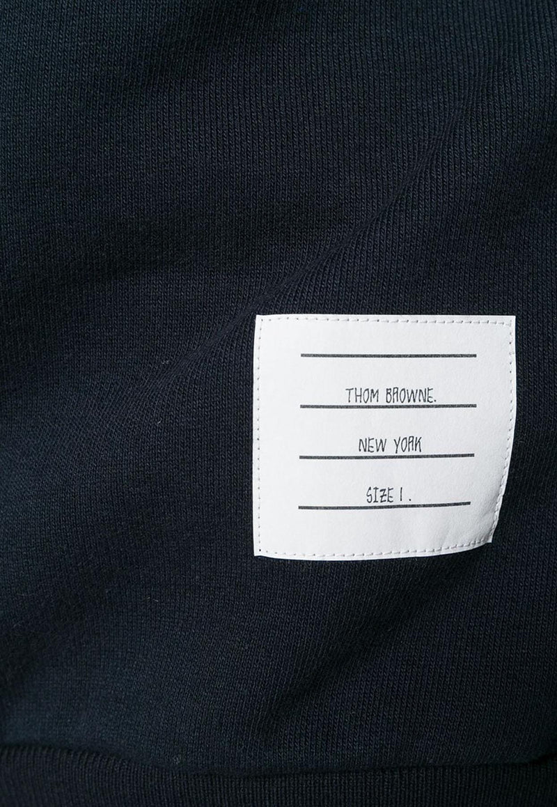 Thom Browne Signature Loopback Sweatshirt Navy MJT085A03377_415