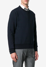 Thom Browne Signature Loopback Sweatshirt Navy MJT085A03377_415