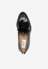 Thom Browne Calf Leather Penny-Slot Loafers Black MFL106AL0043_001