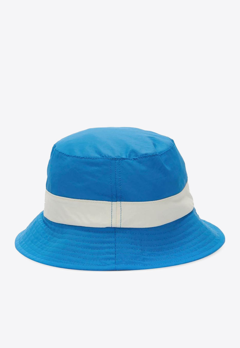 JW Anderson Logo Embroidered Bucket Hat Blue AC0347FA0214_856