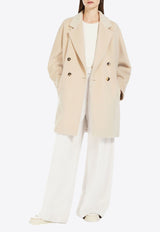 Max Mara Pila Wool and Cashmere Belted Coat Beige 2411011061600PILA_012