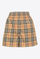 Burberry Vintage Check-Pattern Shorts 8083147_A7028 Beige