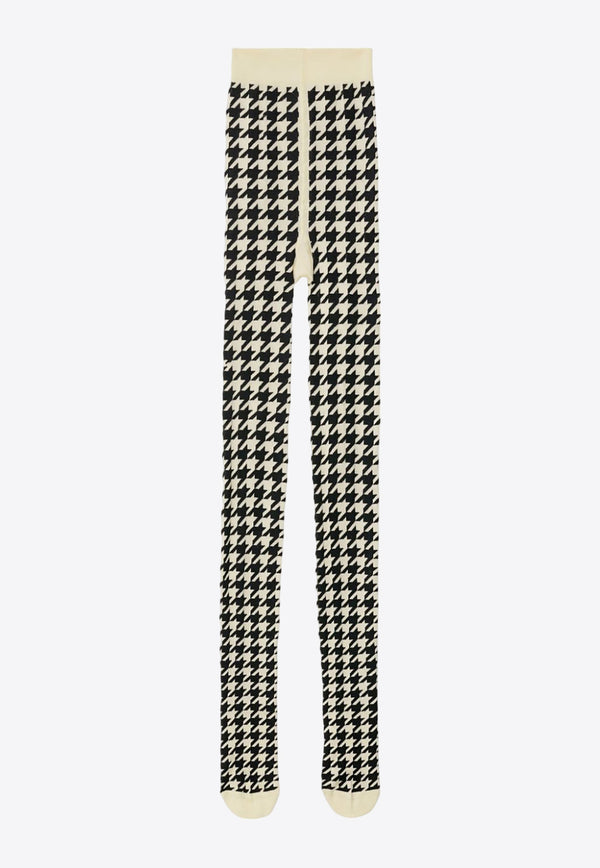 Burberry Houndstooth Pattern Jacquard Tights 8079835_A1189 Multicolor