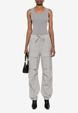 P.A.R.O.S.H Ribbed-Knit Tank Top Gray D540712CIPRIA24_018