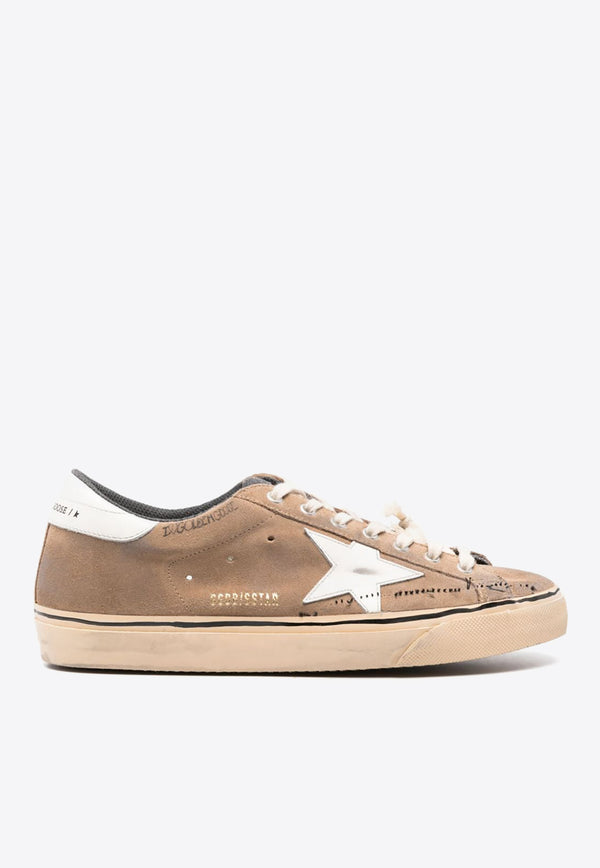 Golden Goose DB Super-Star Distressed Suede Sneakers Brown GMF00672F005408_55482