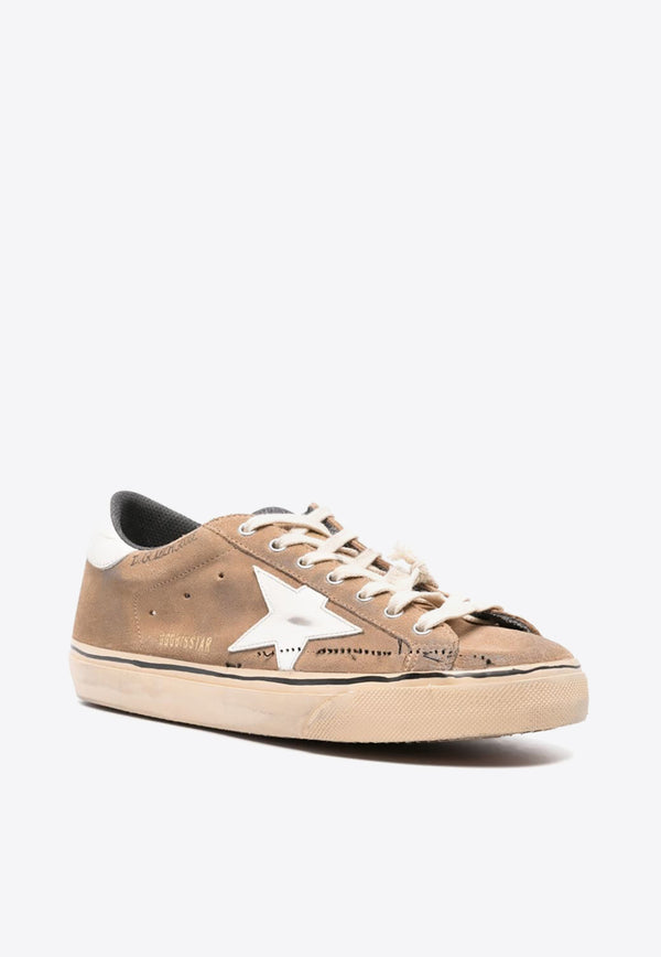 Golden Goose DB Super-Star Distressed Suede Sneakers Brown GMF00672F005408_55482