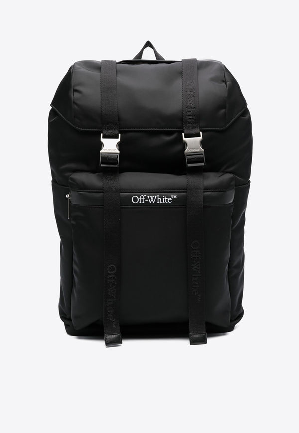 Off-White Outdoor Logo-Print Backpack OMNB111S24FAB001_1000 Black