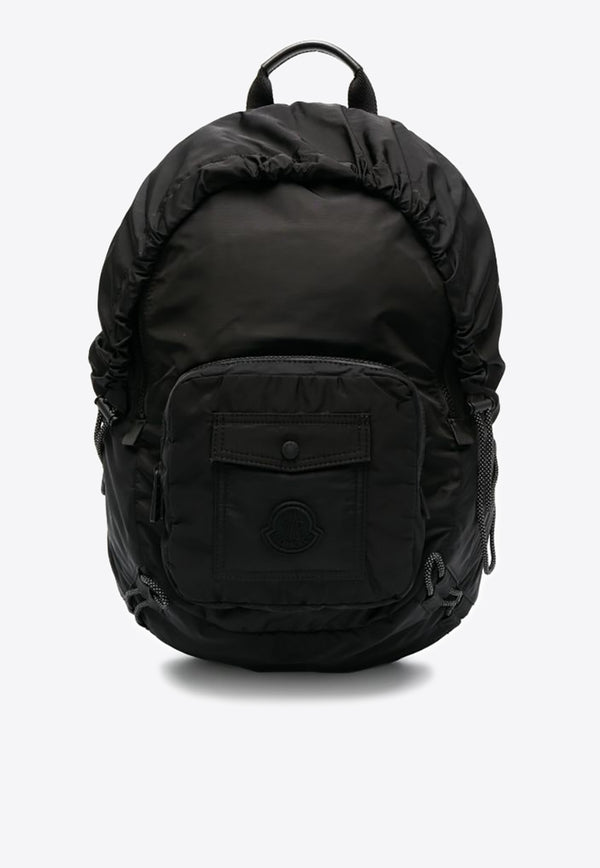 Moncler Makaio Drawstring Waterproof Backpack J109A5A00008M3815_999 Black