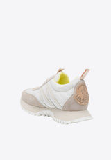 Moncler Pacey Logo-Patch Sneakers J109B4M00140M4156_041 Cream