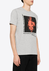 Comme Des Garçons Andy Warhol Graphic Print T-shirt Gray FMT006S24_1TOP GREY