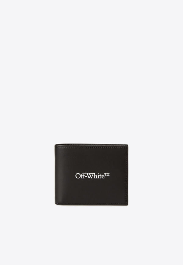 Off-White Bookish Leather Bi-Fold Wallet OMNC085S24LEA001_1001 Black