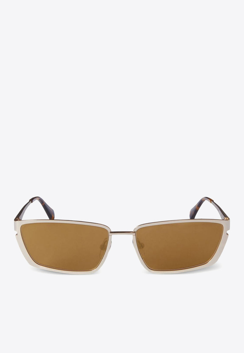 Off-White Richfield Square-Framed Sunglasses OERI119S24MET001_7676 Gold