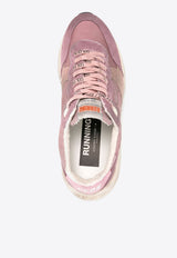 Golden Goose DB Running Sole Suede and Mesh Sneakers Mauve GWF00215F005340_25707