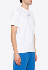 Off-White Bandana Arrow-Embroidered Crewneck T-Shirt OMAA027S24JER001_0110 White