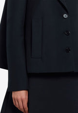 Marni Single-Breasted Boxy Blazer Black GIMA0252U0TCX28_00N99